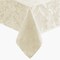 Threadmade Home Caiden Elegance Damask Tablecloth, Ivory - 52"W x 70"L